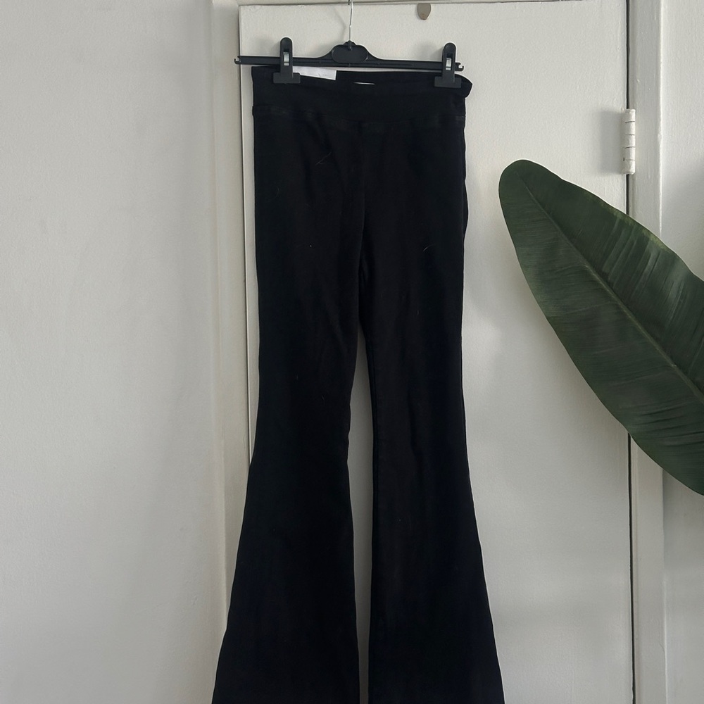 Frame Denim Jetset Black Flare Jeans